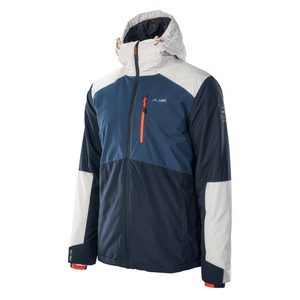 Elbrus Limmen M Ski Jacket - Men's Navy Blue and White | Waterproof & Breathable