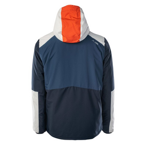 Chaqueta de esquí Elbrus Limmen M - Hombre Azul marino y blanco | Impermeable y transpirable