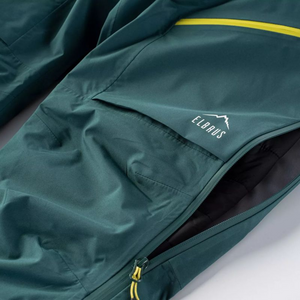 Pantalones de esquí para hombre Elbrus Svean - resistentes al agua, transpirables y reflectantes - verde