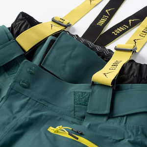 Pantalones de esquí para hombre Elbrus Svean - resistentes al agua, transpirables y reflectantes - verde