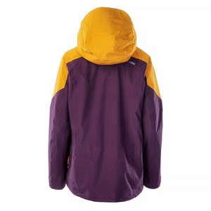 Elbrus Sorena Women's Ski Jacket - High Waterproof & Breathable - Stylish Yellow-Purple