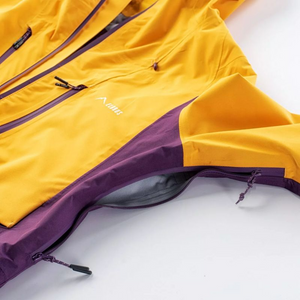 Chaqueta de esquí para mujer Elbrus Sorena - Alta impermeabilidad y transpirabilidad - Elegante amarillo-morado