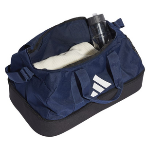 adidas Tiro Duffel Bag BC S IB8649 - Premium Sports Bag with Waterproof Bottom & Adjustable Straps