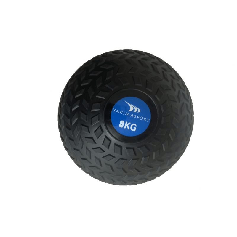 Yakima Slam Ball Pro 100425 - 8kg Medicine Ball for Crossfit Training with Durable Rubber and Non-Slip Grip