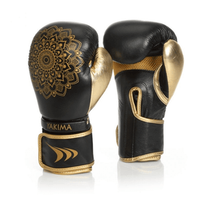 Yakima Sport Mandala Women's 10 oz Boxing Gloves - Premium Genuine Leather, Anti-Shock Lining, Ideal for Training & Sparring