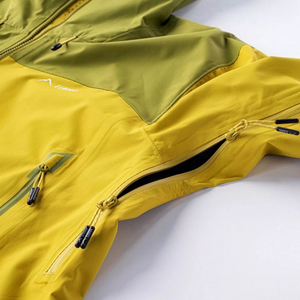 Chaqueta de entretiempo para hombre Elbrus Loriko: impermeable, transpirable y elegante en verde, talla M