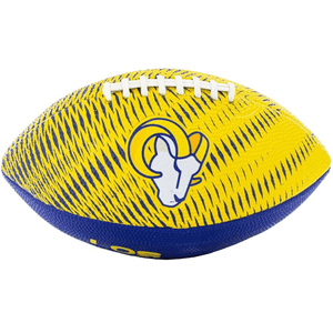 Wilson NFL Tailgate Los Angeles Rams Jr Football - Size 7, High Quality Synthetic Leather