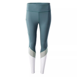 Leggings para mujer Elbrus Mara: ropa deportiva verde cómoda y elegante para yoga y gimnasio