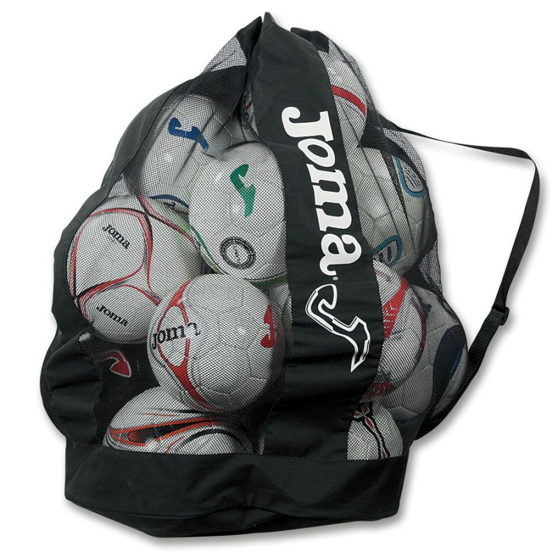 Joma Team/14 Ball Bag - Calidad premium, malla transpirable, capacidad para 10-12 bolas con cómodo cordón de transporte