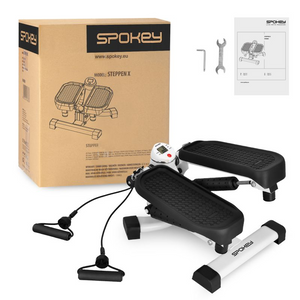 Stepper Spokey Steppen X 3 en 1 – Vertical, Torsión y Expansor | Lo último en equipos de entrenamiento en casa para todo el cuerpo