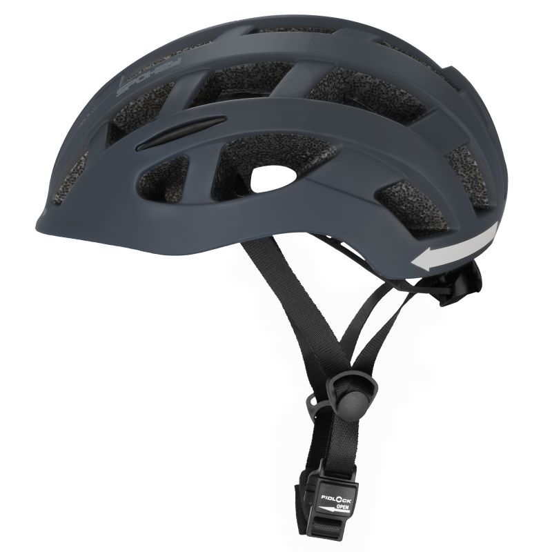 Casco de bicicleta Spokey Pointer Pro - Ligero, ajustable, ventilado, con iluminación LED, tamaño 58-61 cm