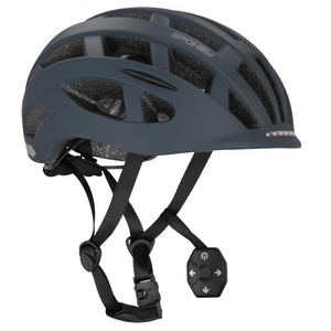 Spokey Pointer Pro Bicycle Helmet - Lightweight, Adjustable, Ventilated, with LED Lighting, Size 58-61 cm