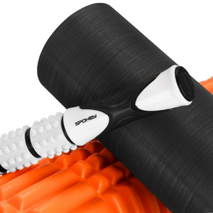 Spokey MIXROLL 929930 Orange Fitness Roller Set - 3 Rollers for Ultimate Strength and Massage