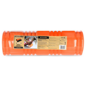 Spokey MIXROLL 929930 Orange Fitness Roller Set - 3 Rollers for Ultimate Strength and Massage