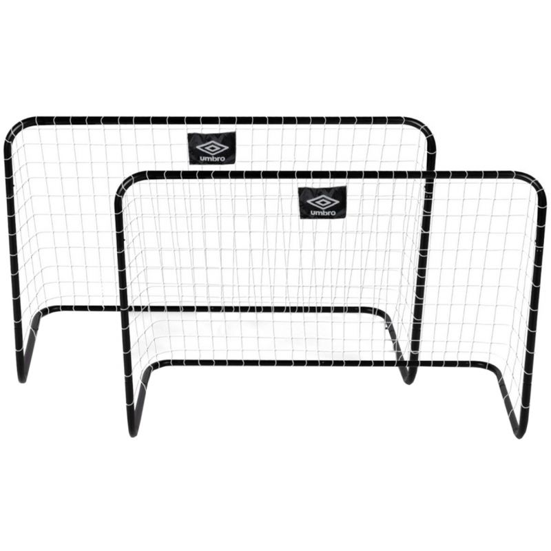 Umbro Football Goal with Net Set - 2 Portable Goals 78x56x45 cm - Perfect for Backyard Play