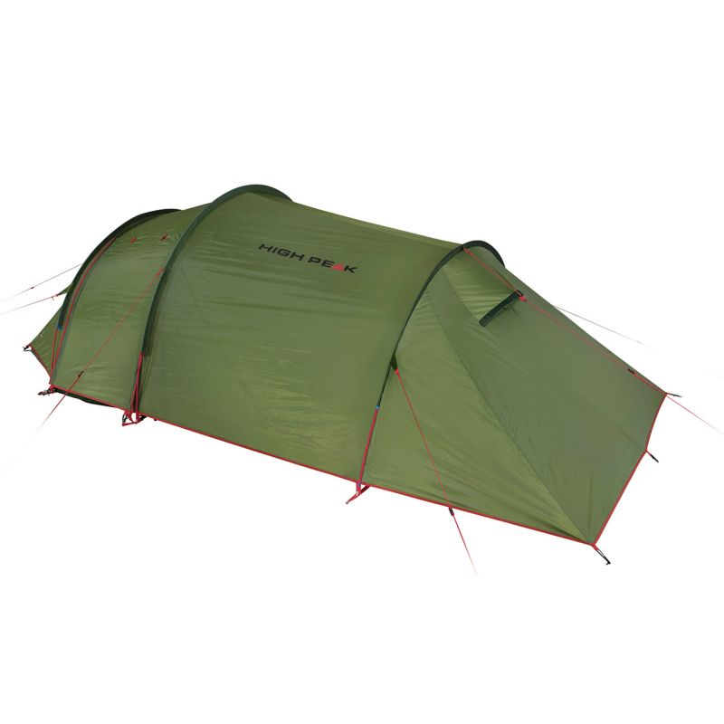 High Peak Falcon 3-Person Waterproof Camping Tent - Durable and Comfortable, Olive Red