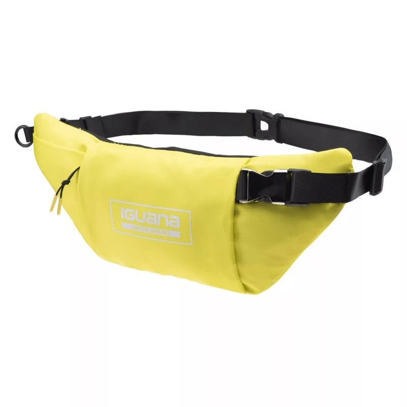 Iguana Kiky Waist Bag - Yellow, Adjustable Strap, Multiple Compartments for Everyday Use