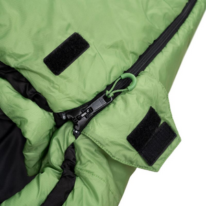 Saco de dormir Alpinus Ultralight 850 AC18638 - Verde, ligero, forma anatómica