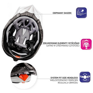 Casco de bicicleta Meteor MV29 Drizzle: ligero, elegante y seguro para ciclismo de carretera