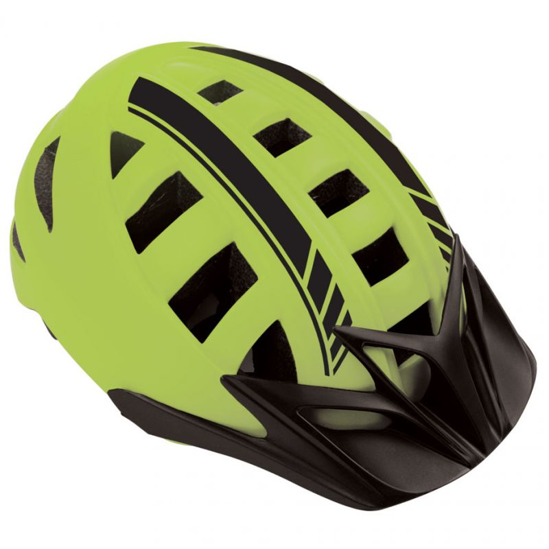 Spokey Speed Bicycle Helmet - Adjustable 55-58 cm - Green-Black - Certified Safety for Cycling, Skateboarding & More