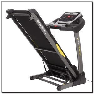 BE8510-i HMS Premium Electric Treadmill with Interactive Fitness App, Audio Input, and Automatic Incline Adjustment