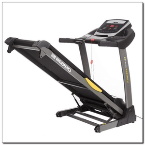 BE8510-i HMS Premium Electric Treadmill with Interactive Fitness App, Audio Input, and Automatic Incline Adjustment