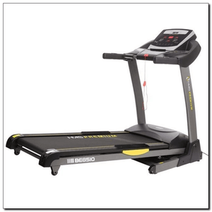 BE8510-i HMS Premium Electric Treadmill with Interactive Fitness App, Audio Input, and Automatic Incline Adjustment