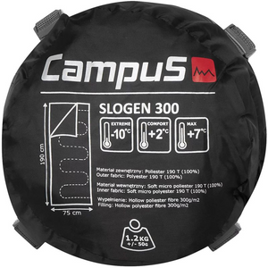 Campus Slogen 300 Right Sleeping Bag - Premium Camping Gear