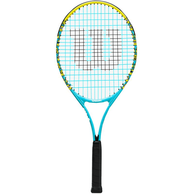 Wilson Minions 2.0 JR Junior Tennis Racket - Ideal for Kids Aged 8-10, Lightweight Design with Minions Graphics