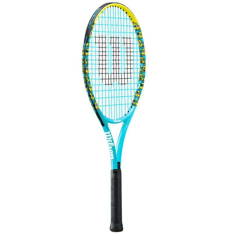 Wilson Minions 2.0 JR Junior Tennis Racket - Ideal for Kids Aged 8-10, Lightweight Design with Minions Graphics