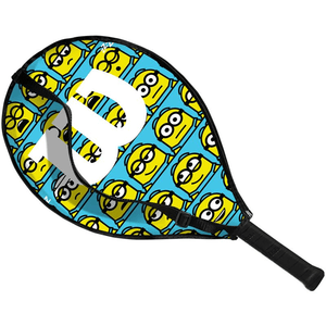 Wilson Minions 2.0 JR Junior Tennis Racket - Ideal for Kids Aged 8-10, Lightweight Design with Minions Graphics