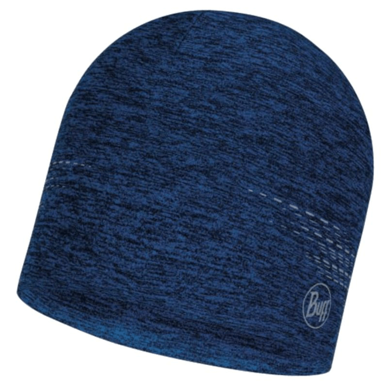 Buff Dryflx Beanie in navy, lightweight and warm hat for outdoor sports and adventures. Perfect for training and travel.