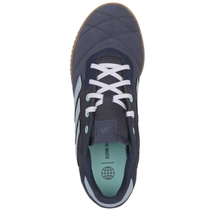 adidas Copa Glorio IN M IE1544 Men's Indoor Football Shoes - Navy, Leather & Fabric, Lace-Up, Rubber Sole