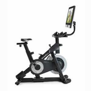 Bicicleta de spinning NordicTrack Commercial S27i con pantalla táctil de 27" e integración iFit