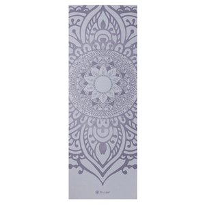 Gaiam Wild Lilac Sundial 5mm Yoga Mat - Eco-Friendly, Durable, and Double-Sided Performance Mat