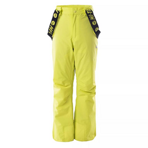 Hi-Tec Darin Jr Ski Pants - Waterproof, Insulated, Breathable Yellow Ski Pants for Kids