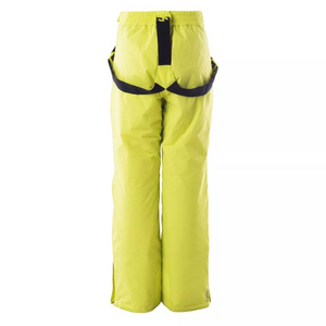 Hi-Tec Darin Jr Ski Pants - Waterproof, Insulated, Breathable Yellow Ski Pants for Kids