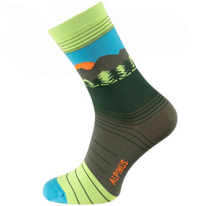 Alpinus Lavaredo Socks Green | High-Quality Outdoor Socks