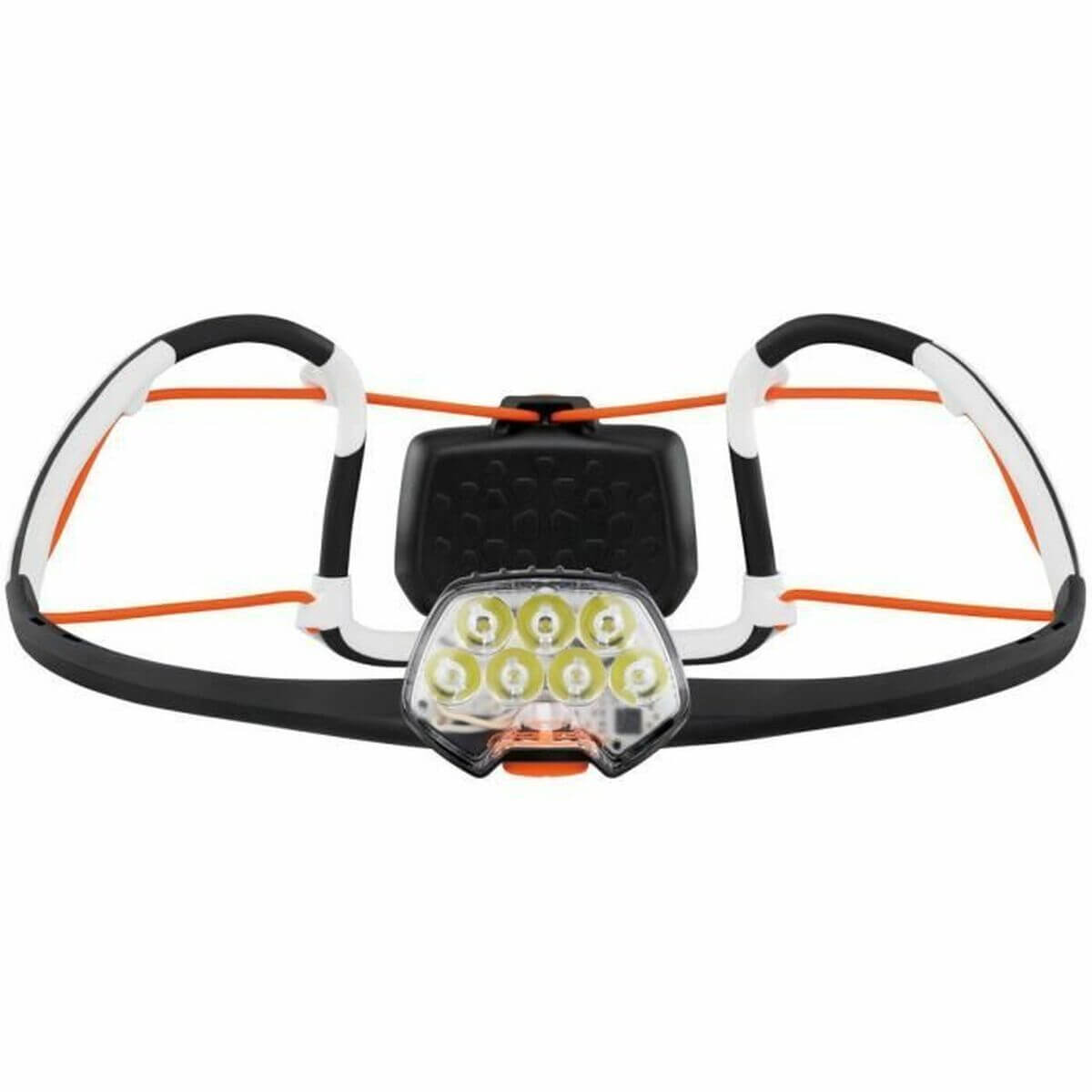 LED Head Torch Petzl IKO CORE Black for outdoor adventures and camping from revlando.com, featuring a lightweight design.