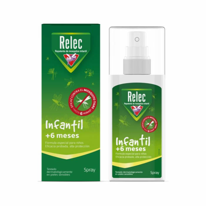 Relec Mosquito Repellent Spray for Children 100ml - Safe & Effective Protection for Kids Over 6 Months