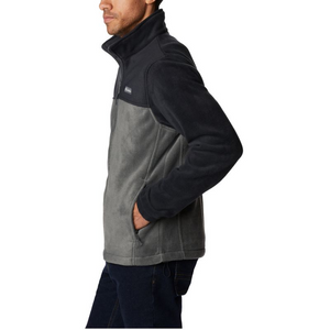 Columbia Steens Mountain 2.0 Men's Full Zip Fleece - Soft & Warm Gray Outerwear for Outdoor Adventures