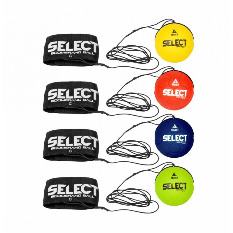 Select Boomerang Ball T26-10757 Balón de entrenamiento con banda elástica: ayuda de entrenamiento divertida y eficaz