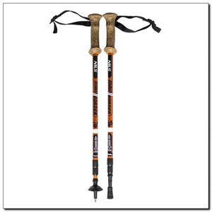 Nils Extreme TK696 Trekking Poles - Adjustable Height, Anti-Shock System, Ergonomic Cork Handle for Hiking and Walking