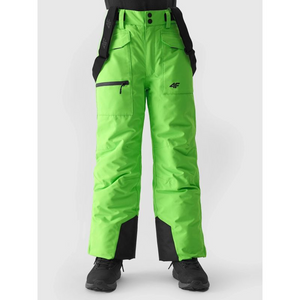 4F Jr Ski Pants for Kids with Adjustable Suspenders & NeoDry Waterproof Membrane