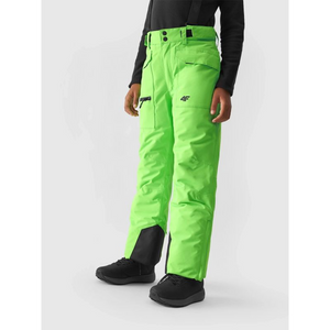 Pantalones de esquí 4F Jr para niños con tirantes ajustables y membrana impermeable NeoDry