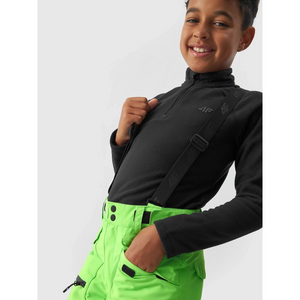 Pantalones de esquí 4F Jr para niños con tirantes ajustables y membrana impermeable NeoDry