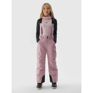 4F Jr Kids Ski Pants with Suspenders & NeoDry Membrane - Waterproof & Insulated