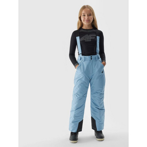 4F Jr Ski Pants with Suspenders - Waterproof & Breathable NeoDry Membrane - Children’s Winter Gear