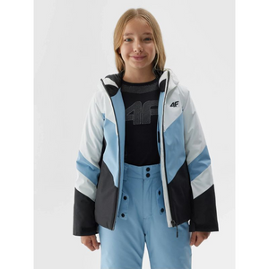 4F Jr Ski Pants with Suspenders - Waterproof & Breathable NeoDry Membrane - Children’s Winter Gear