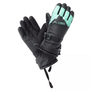 Elbrus Maiko W Ski Gloves - Women's Waterproof Winter Gloves with Reflective Elements and Anti-Slip Grip